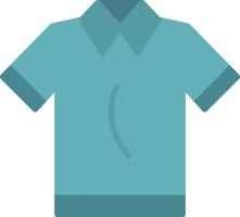 poloshirt plat pictogram vector