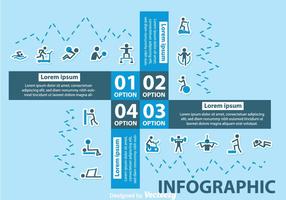 Werk uit infografie vector