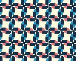 geometrisch abstract naadloos patroon, met retro kleurencombinatie. achtergrond vector