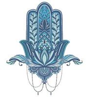 mandala bloem boho-stijl. vectorillustratie. vector