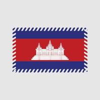 Cambodja vlag vector. nationale vlag vector