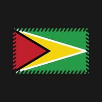 Guyana vlag vector. nationale vlag vector