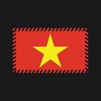 vietnam vlag vector. nationale vlag vector