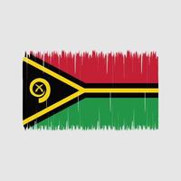 vanuatu vlag borstel. nationale vlag vector