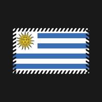 Uruguay vlag vector. nationale vlag vector