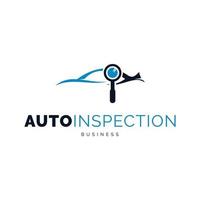 auto-inspectie pictogram logo ontwerp inspiratie vector