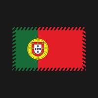 Portugese vlag vector. nationale vlag vector