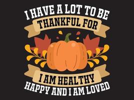 Thanksgiving t-shirt ontwerp vector bestand