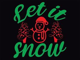 kerst t-shirt ontwerp vector bestand