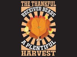 Thanksgiving t-shirt ontwerp vector bestand