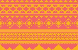 geometrische Oosterse tribal etnische patroon traditionele achtergrondontwerp voor tapijt, behang, kleding, verpakking, batik, stof, vector illustratie borduurstijl.