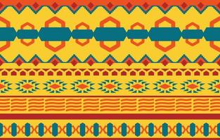 geometrische Oosterse tribal etnische patroon traditionele achtergrondontwerp voor tapijt, behang, kleding, verpakking, batik, stof, vector illustratie borduurstijl.