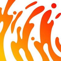 vector oranje golvende achtergrond, vloeibare gradiënt abstract, golvend ontwerpelement, vloeiende grafische vorm element ontwerp vector, golven, water, spatwater, swirl wave