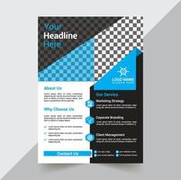 creatieve flyer-ontwerpsjabloon voor bedrijf en bedrijf vector