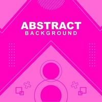 illustratie set vector van abstracte achtergrondkleur met roze en geel en oranje element. goed te gebruiken voor banner, social media template, poster en flyer template, etc