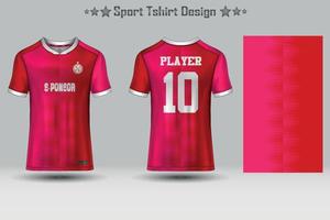abstract voetbaltrui geometrisch patroon mockup sjabloon sport t-shirt design vector