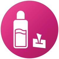 make-up remover pictogramstijl vector