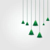 abstracte achtergrond met kerstboom gelukkig nieuwjaar vector