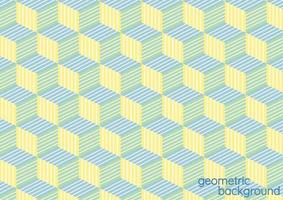 schattig pastel geometrisch patroon achtergrond vector ontwerp