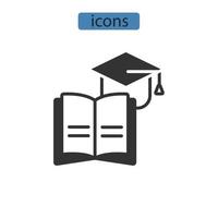 onderwijs pictogrammen symbool vector-elementen voor infographic web vector