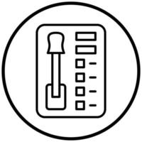 automatische transmissie pictogramstijl vector