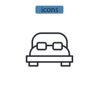 kamers pictogrammen symbool vectorelementen voor infographic web vector