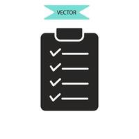 financieel plan pictogrammen symbool vectorelementen voor infographic web vector