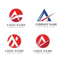 een eerste letter logo vector sjabloonontwerp