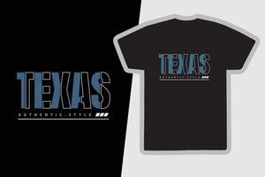 texas t-shirt en kledingontwerp vector