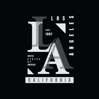 los angeles typografie vector t-shirt ontwerp