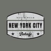 New York City typografie vector t-shirt ontwerp