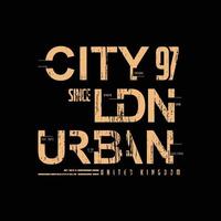 Londen typografie vector t-shirt ontwerp