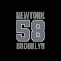 New York Brooklyn typografie vector t-shirt ontwerp