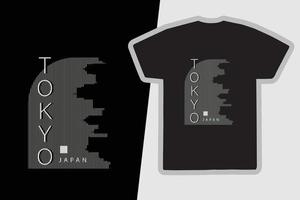 Tokyo t-shirt en kleding ontwerp vector