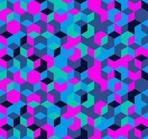 kleurrijke vector naadloze patroon van veelkleurige driehoeken. geschikt voor wraps, covers, wallpapers