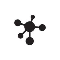 molecuul pictogram eps 10 vector