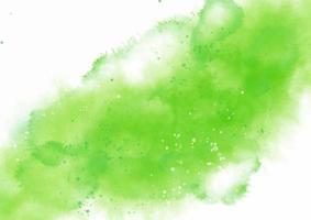 handgeschilderde groene aquarel textuur achtergrond vector