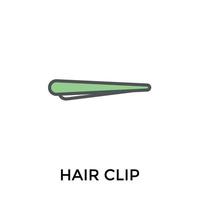 trendy haarclip vector