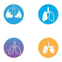 longen gezondheid logo vector