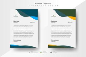 modern creatief briefhoofdontwerp vector