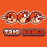 trio dango mascotte cartoon afbeelding vector