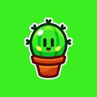 baby cactus cartoon afbeelding vector