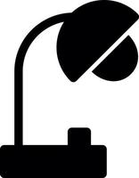 bureaulamp glyph icon vector