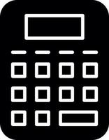 rekenmachine glyph-pictogram vector