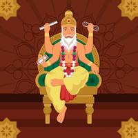 gelukkige vishwakarma puja achtergrond vector