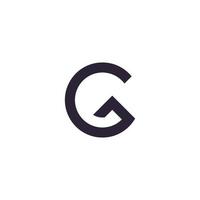 initia g logo vector sjabloon, creatief logo symbool