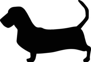 hond silhouet, hond vector