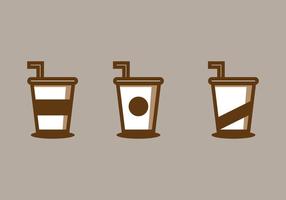 Iced Coffee Illustratie vector