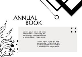 omslagontwerp met zwarte en witte geometrische achtergrond. ontwerp voor website, poster, banner vector