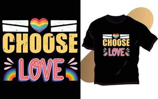 geweldige liefde t-shirt ontwerpsjabloon voor uw site vector